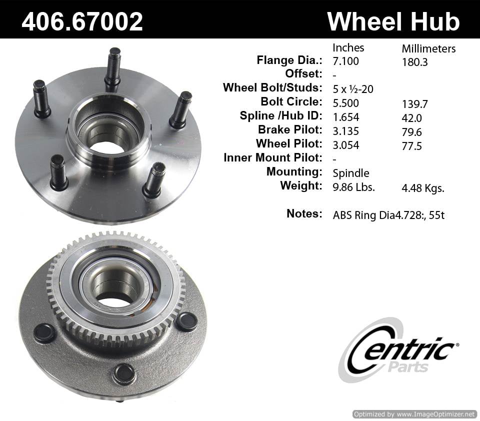 Centric HA590001 515084 406.67002 Premium Hub Assembly