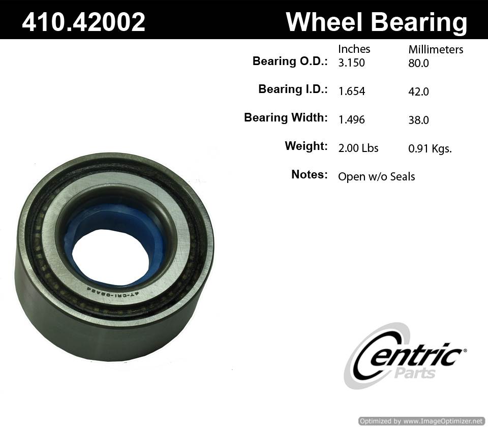 Centric 516005 410.42002E Standard Bearing Set