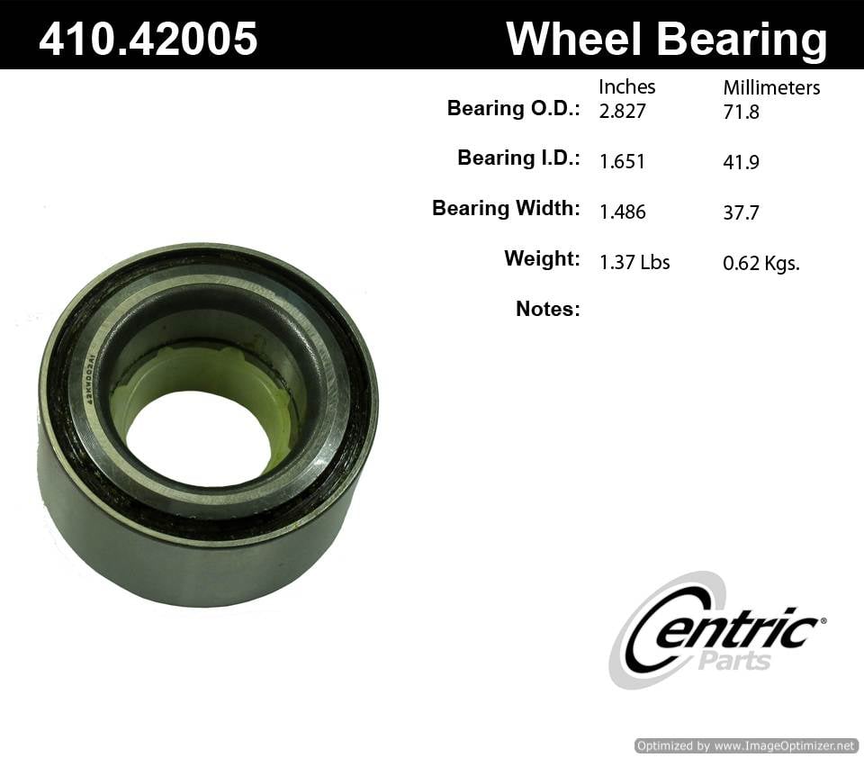 Centric 410.42005 Premium Taper Bearing Set 805890543343