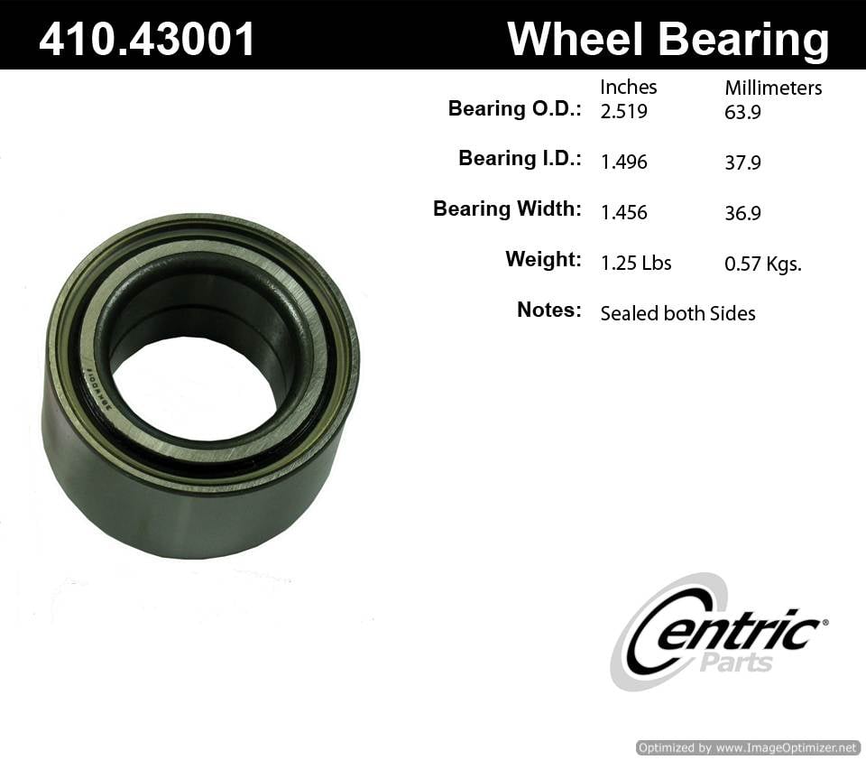 Centric 517006 410.43001 Premium Taper Bearing Set