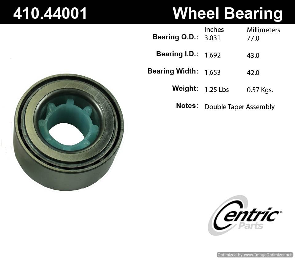 Centric 517003 410.44001 Premium Taper Bearing Set