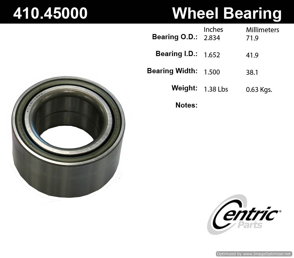 Centric 513057 410.45000 Premium Taper Bearing Set