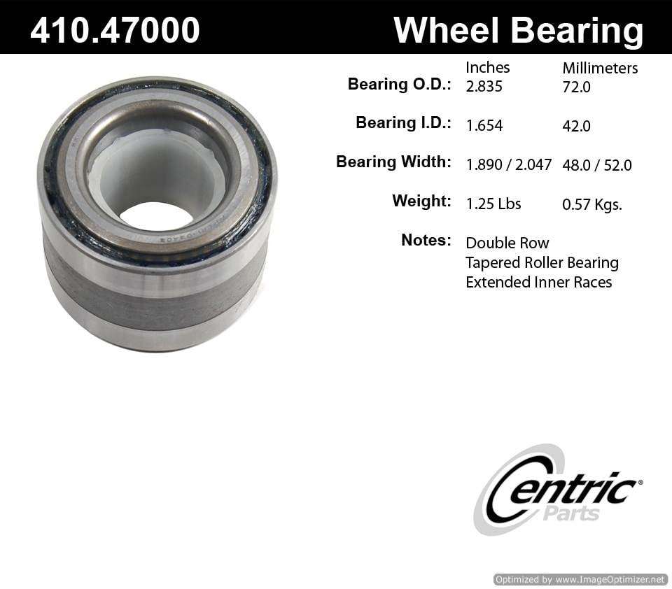 Centric 516003 410.47000 Premium Taper Bearing Set