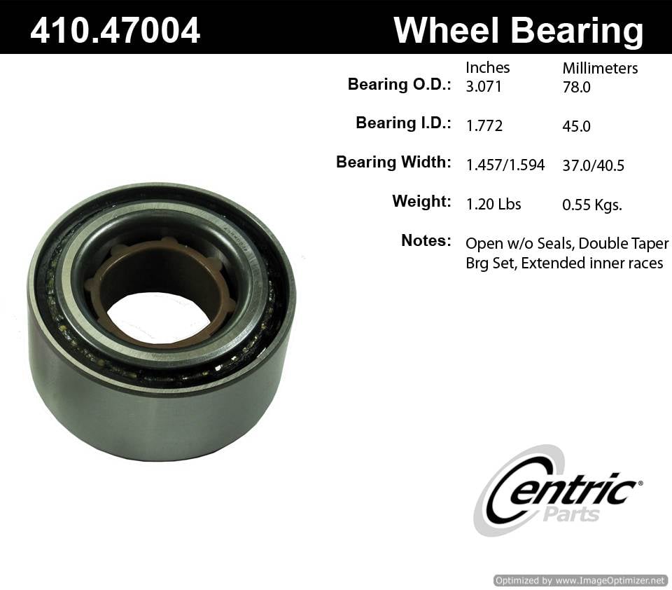 Centric 517007 410.47004 Premium Taper Bearing Set