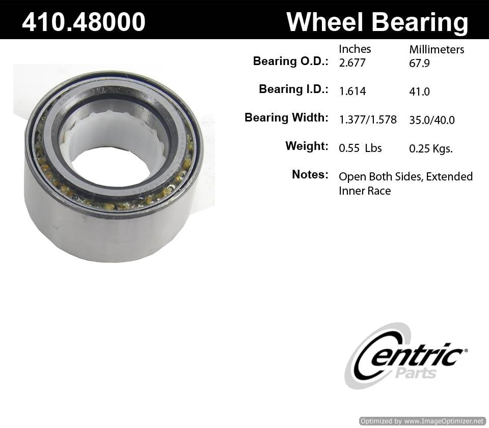 Centric 517009 410.48000 Premium Taper Bearing Set