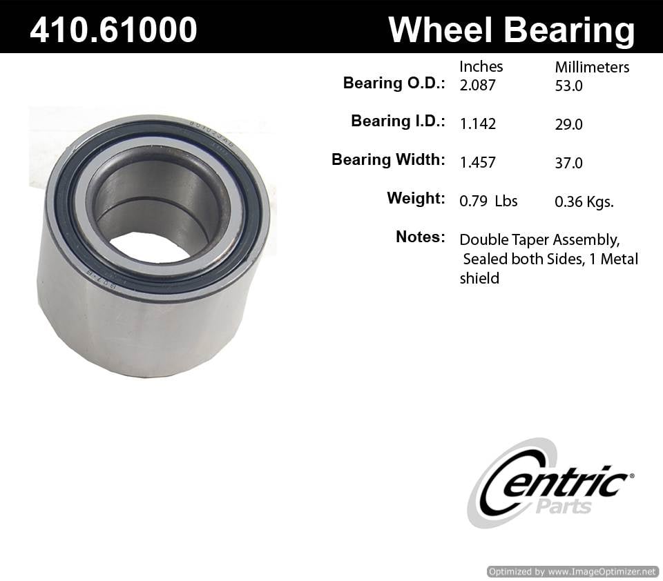 Centric 516007 410.61000 Premium Taper Bearing Set