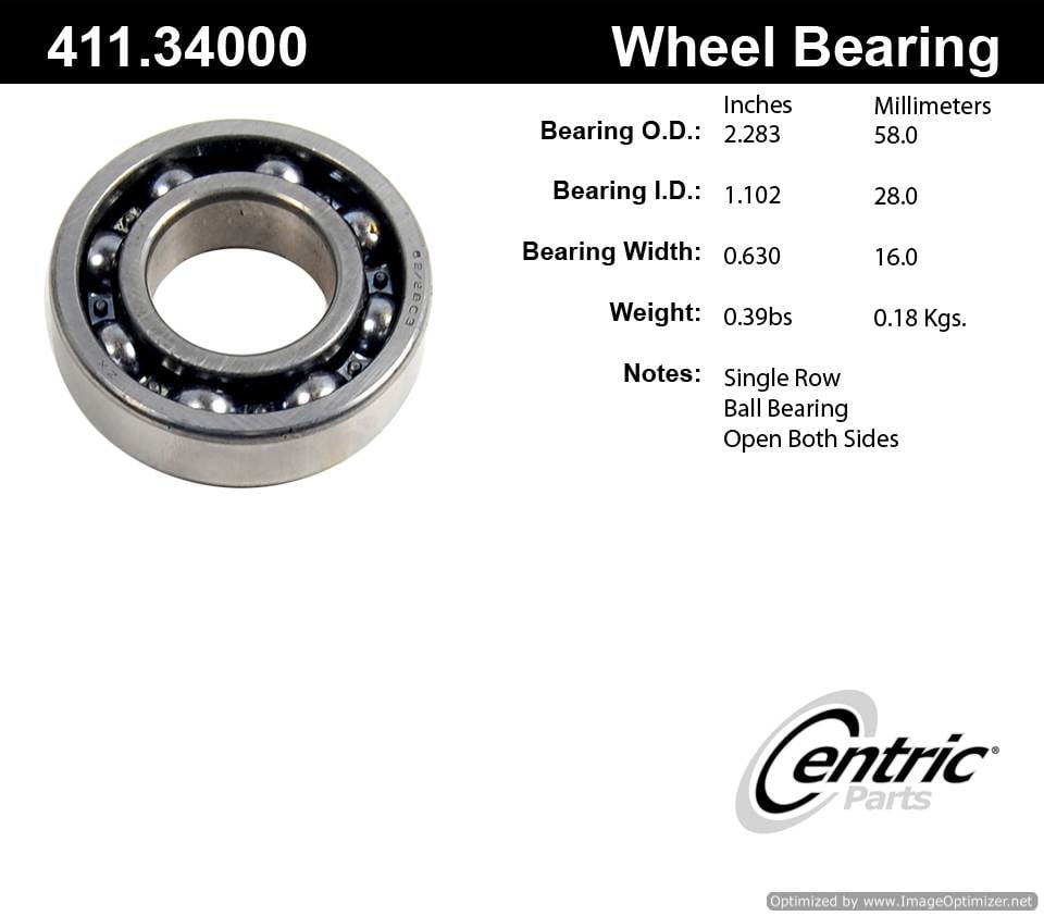 Centric 411.34000 Premium Ball Bearing 805890568421