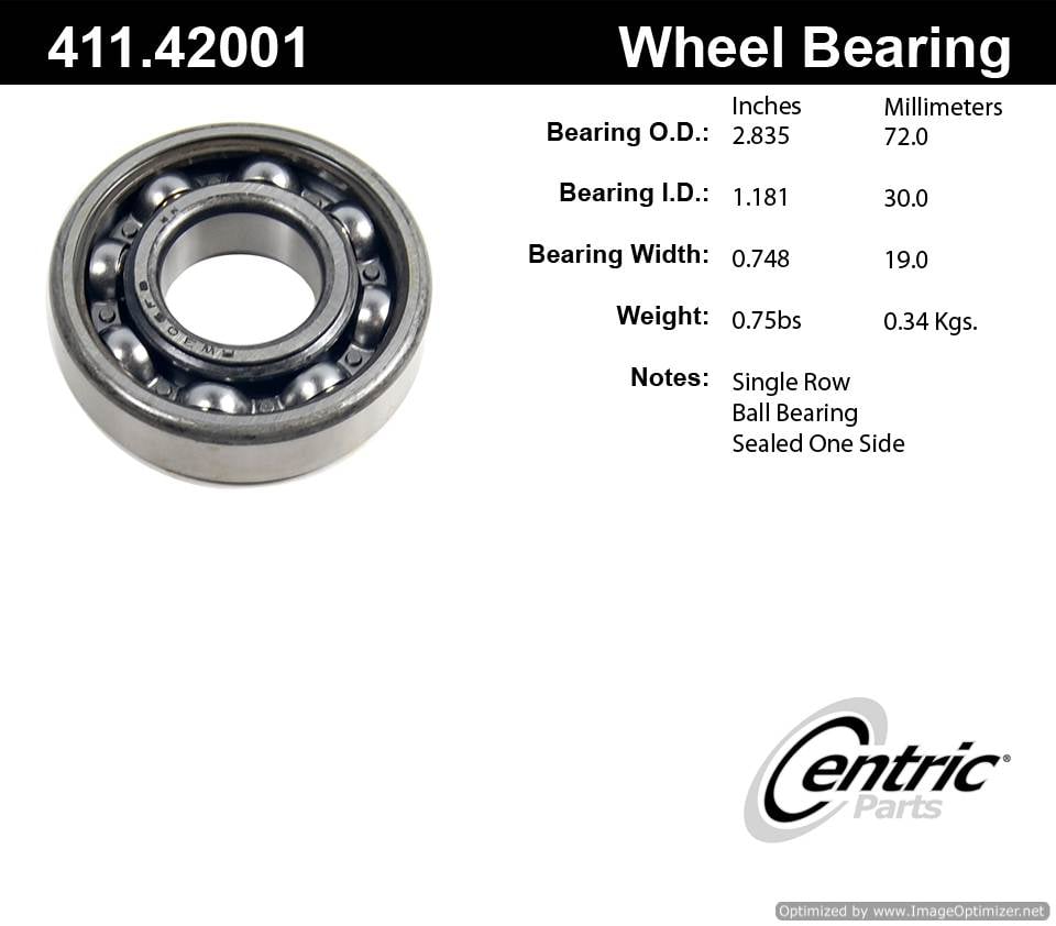 Centric 411.42001 Premium Ball Bearing 805890568483