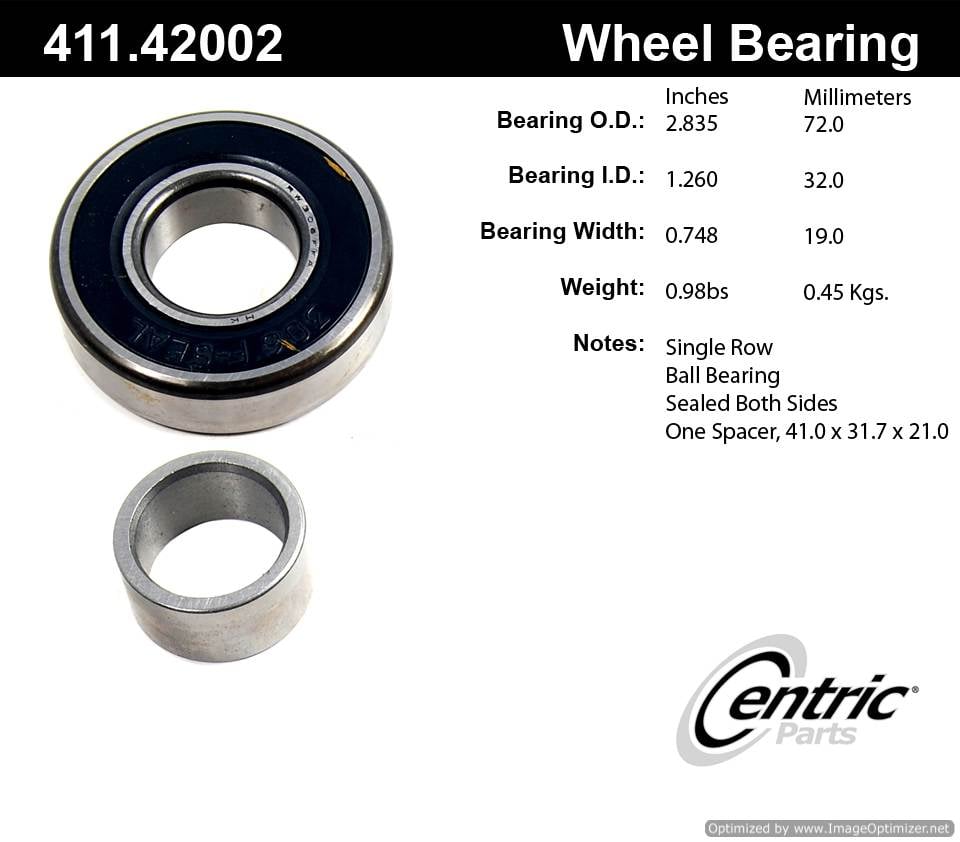 Centric 411.42002 Premium Ball Bearing 805890568490