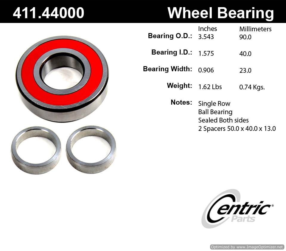 Centric 511021 411.44000 Premium Ball Bearing