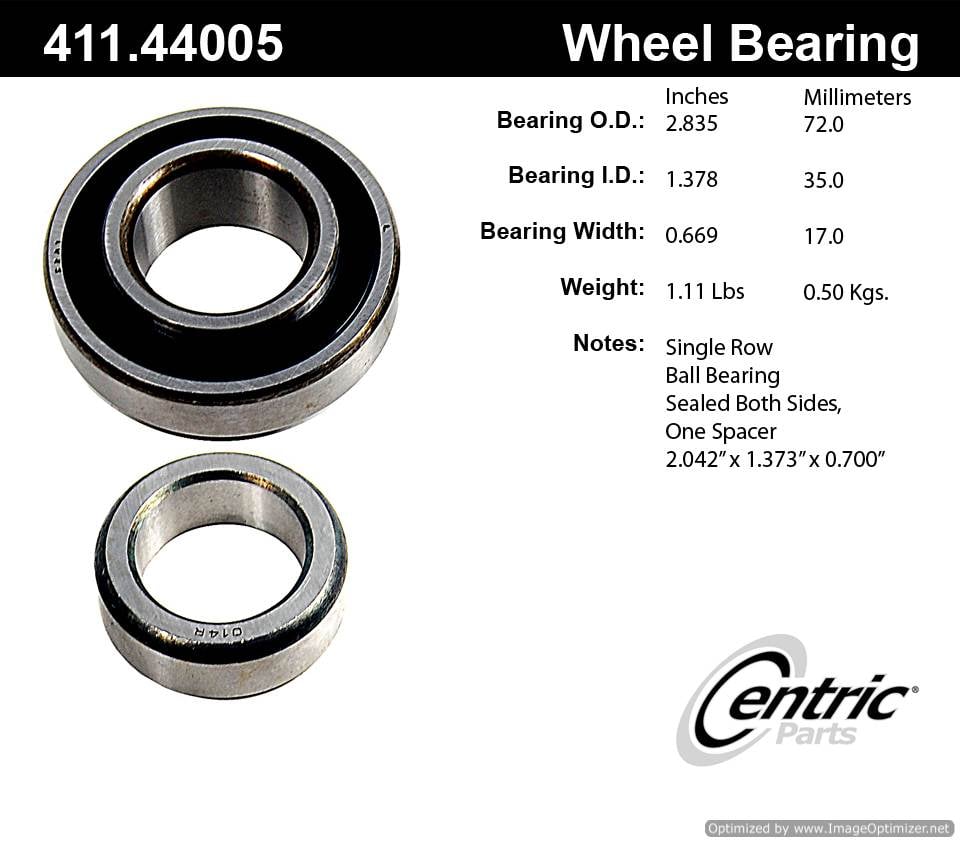 Centric 411.44005E Standard Ball Brg 805890599982