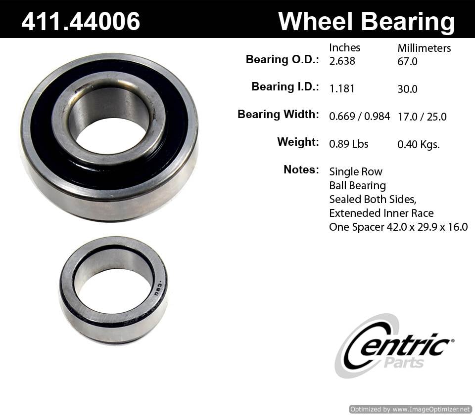 Centric 411.44006E Standard Ball Brg 805890599999