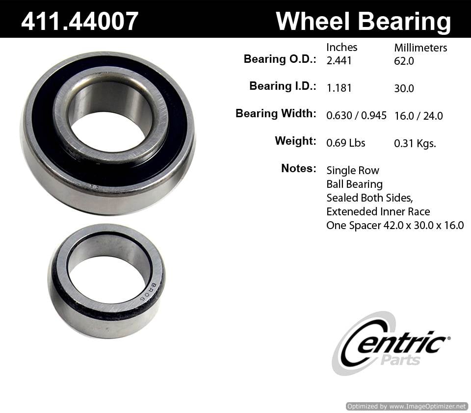 Centric 411.44007E Standard Ball Brg 805890600060