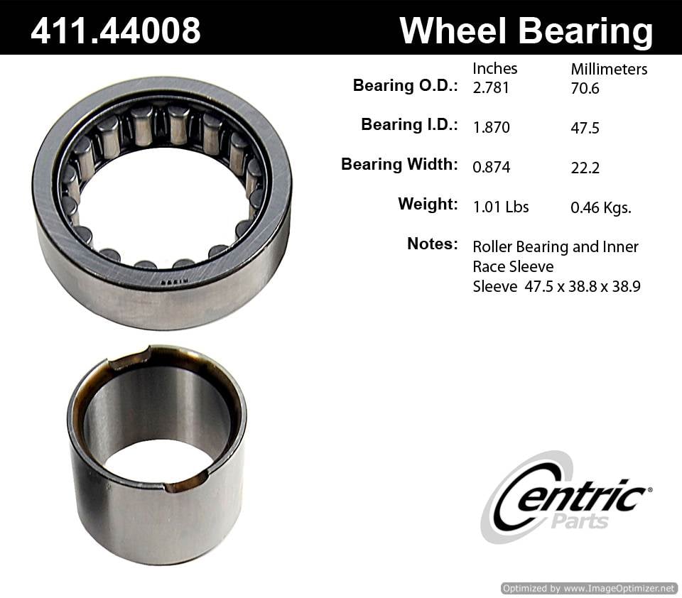 Centric 411.44008 Premium Ball Bearing 805890568636