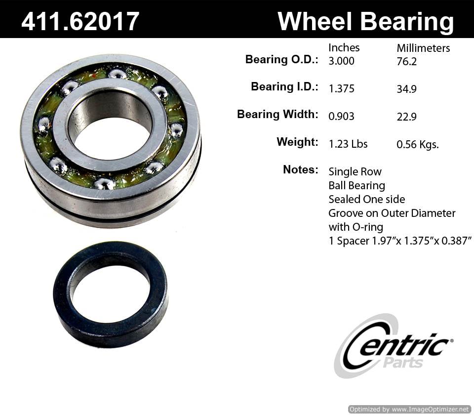 Centric 411.62017E Standard Ball Brg 805890600565