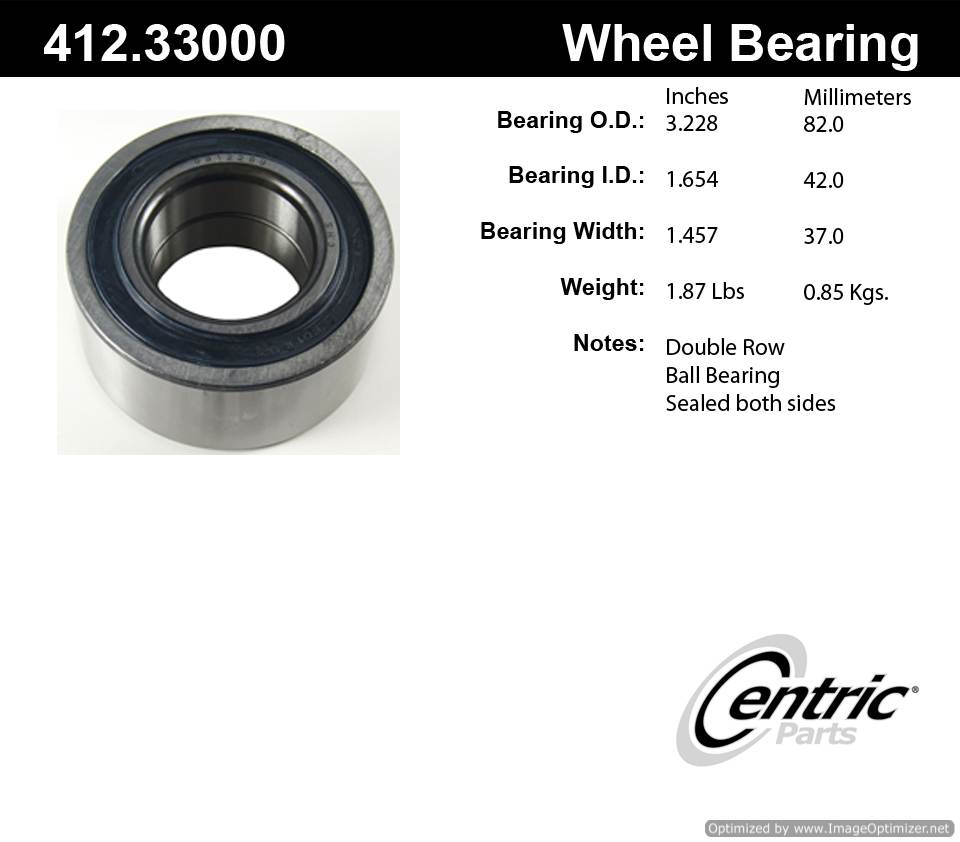 Centric 513242 412.33000 Premium Ball Bearing