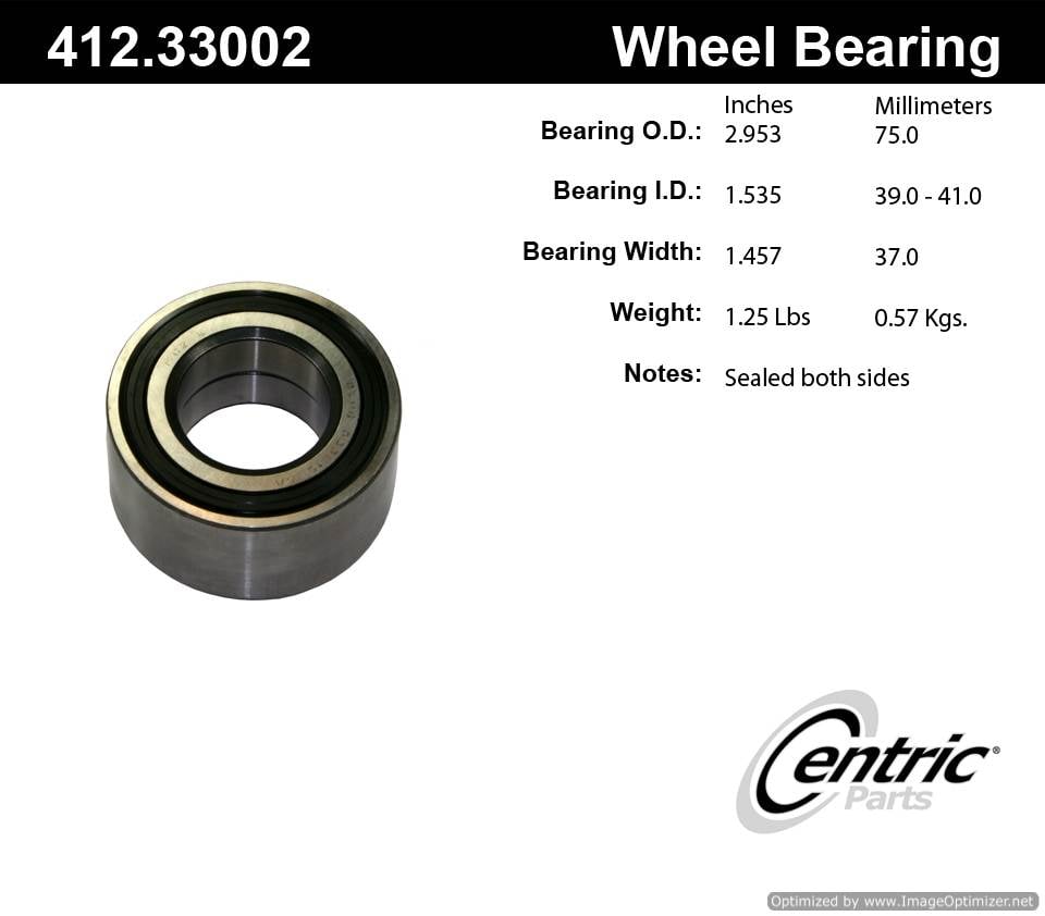 Centric 510020 412.33002 Premium Ball Bearing