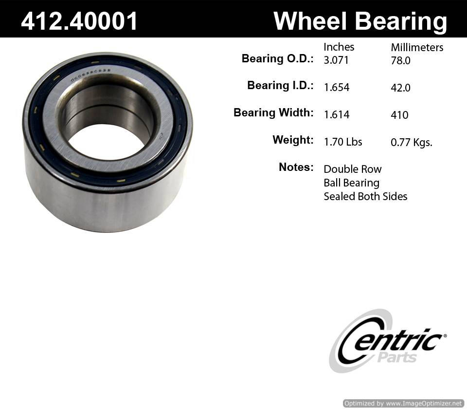 Centric 513241 412.40001 Premium Ball Bearing