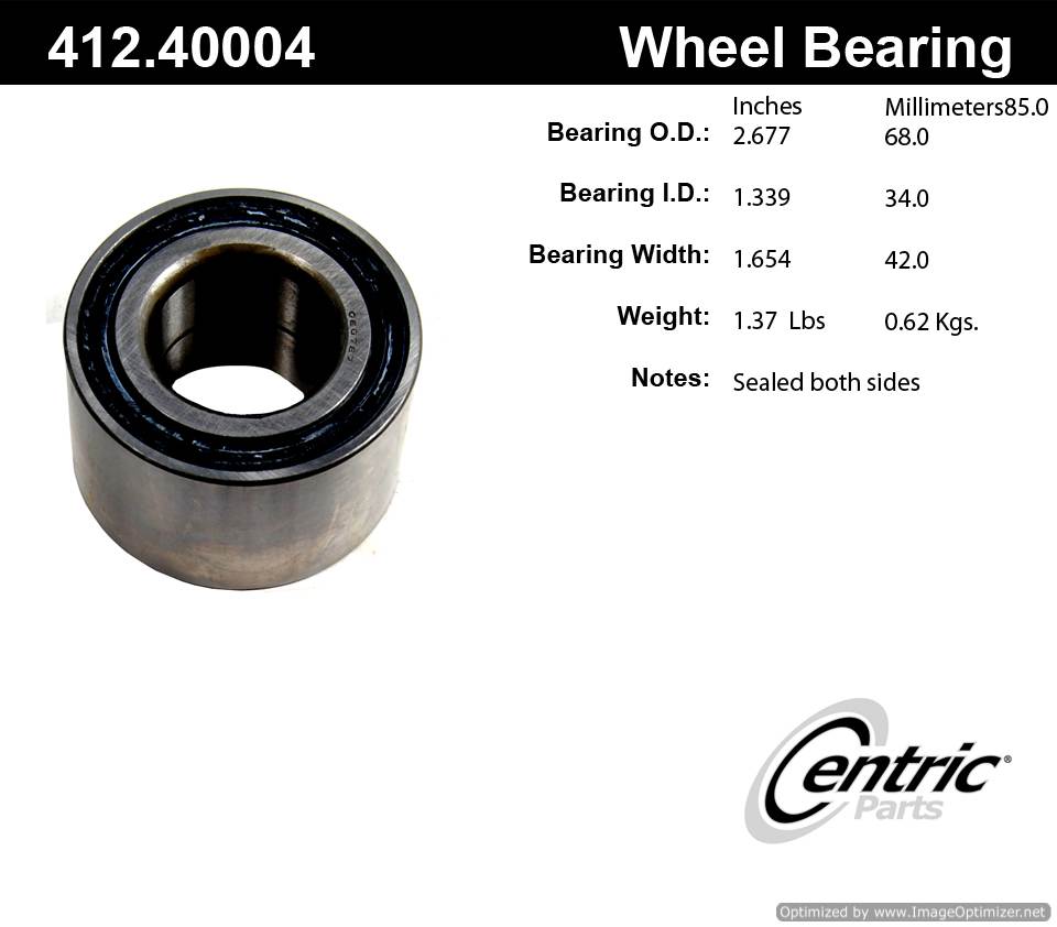 Centric 513051 412.40004 Premium Ball Bearing