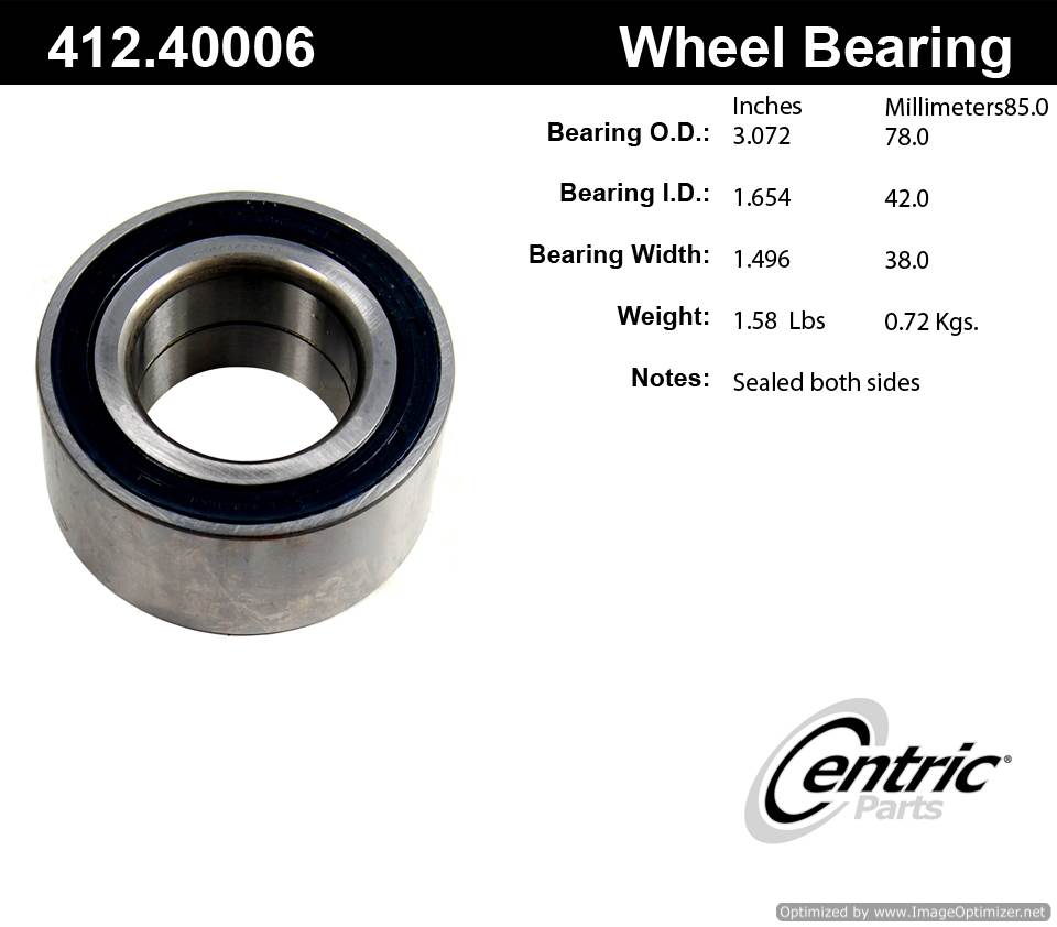 Centric 513054 412.40006 Premium Ball Bearing