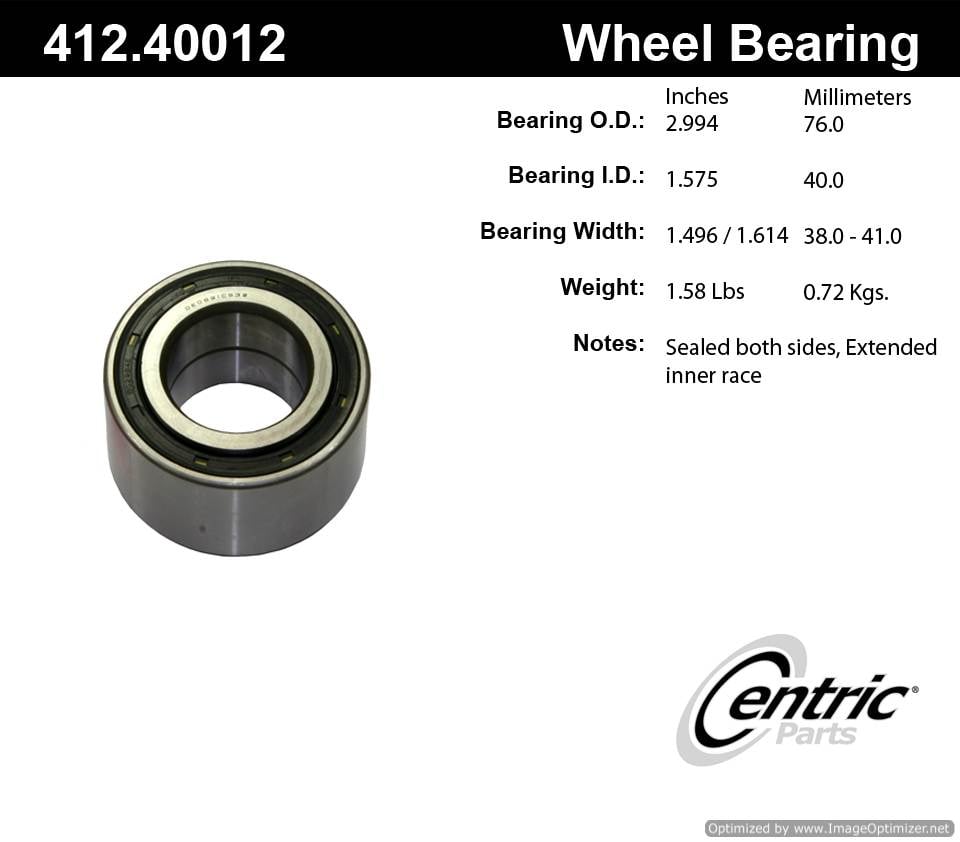 Centric 513053 412.40012 Premium Ball Bearing