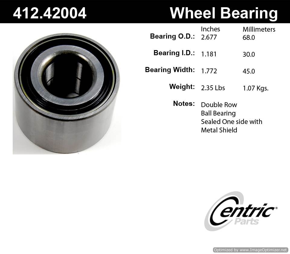 Centric 510031 412.42004 Premium Ball Bearing