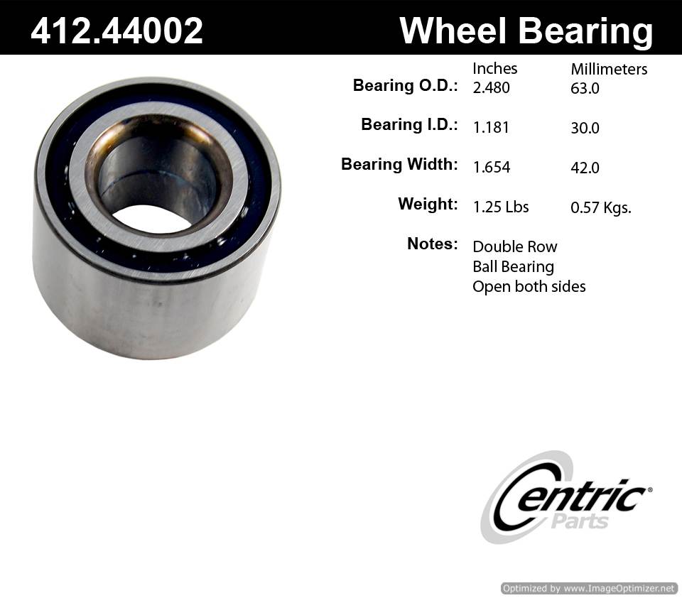 Centric 513022 412.44002 Premium Ball Bearing