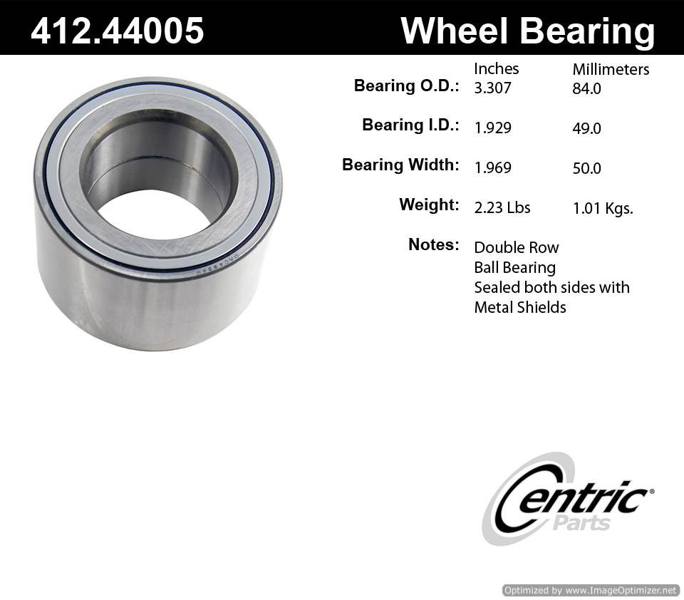 Centric 511028 412.44005 Premium Ball Bearing