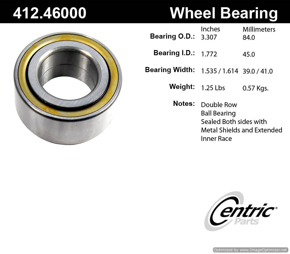 Centric 510034 412.46000E Standard Ball Bearing