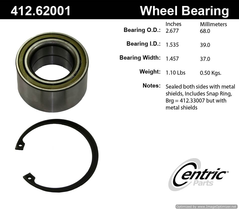 Centric 510024 412.62001 Premium Ball Bearing