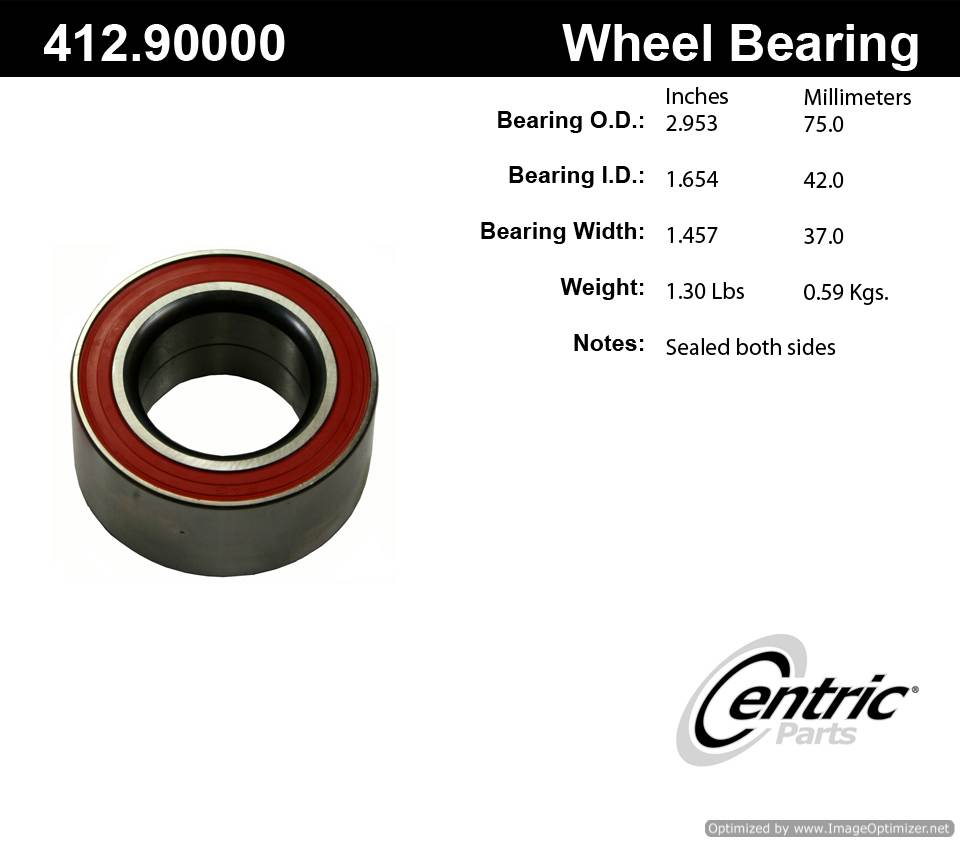 Centric 513106 412.90000 Premium Ball Bearing