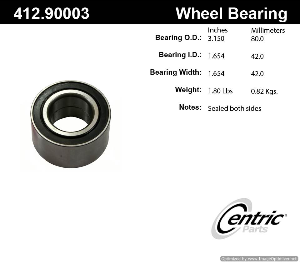 Centric 513180 412.90003 Premium Ball Bearing