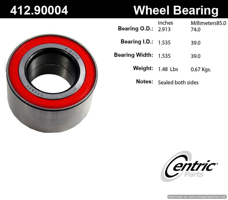 Centric 510052 510065 412.90004 Premium Ball Bearing