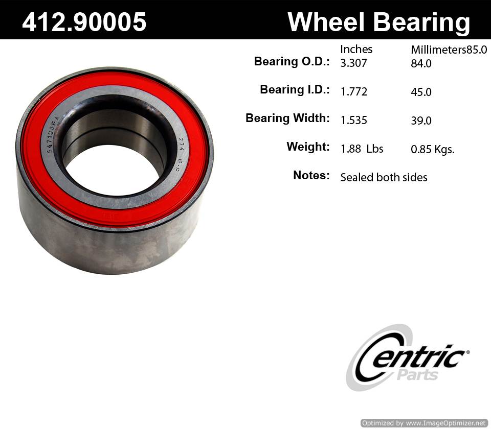 Centric 513130 412.90005 Premium Ball Bearing