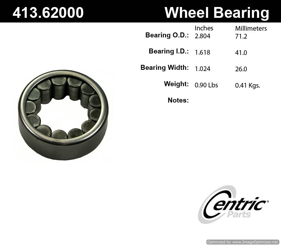 Centric 513067 413.62000 Premium Roller Bearing