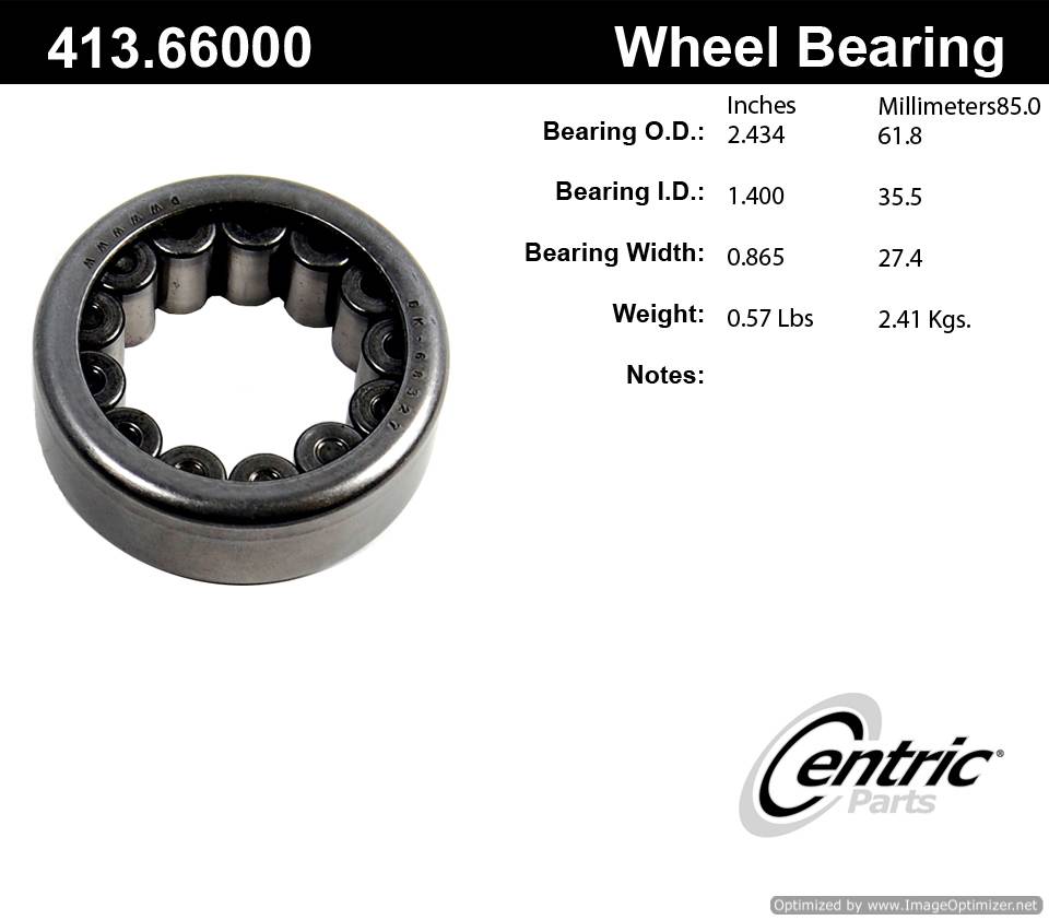 Centric 513023 413.66000 Premium Roller Bearing