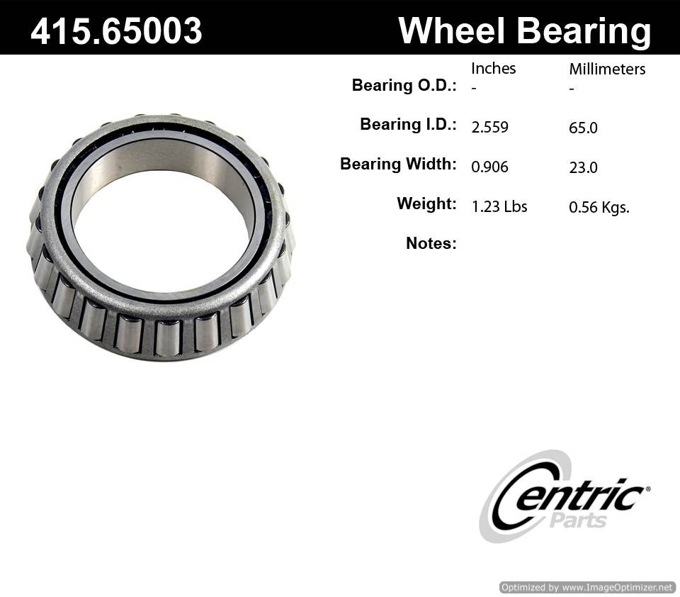 Centric 415.65003E Standard Bearing Cone 805890602668