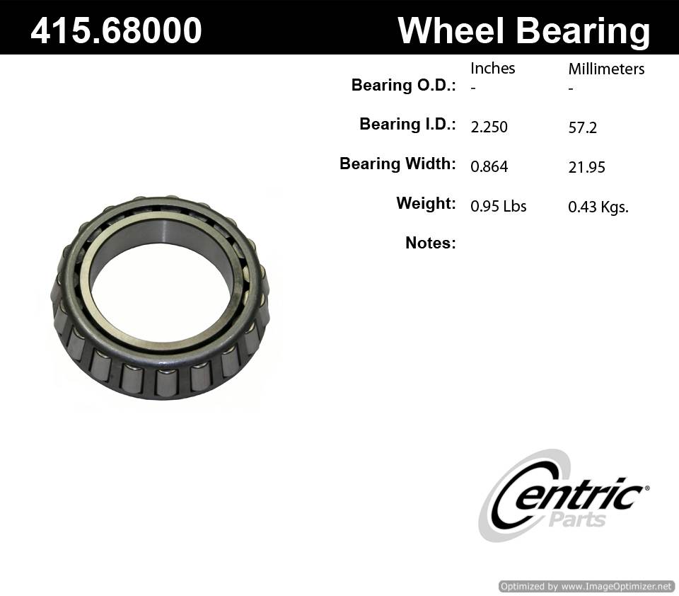 Centric 415.68000E Standard Bearing Cone 805890602859