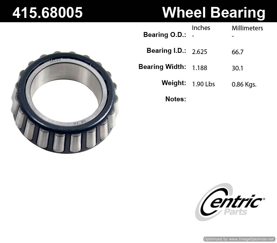 Centric 415.68005 Premium Taper Bearing 805890571735