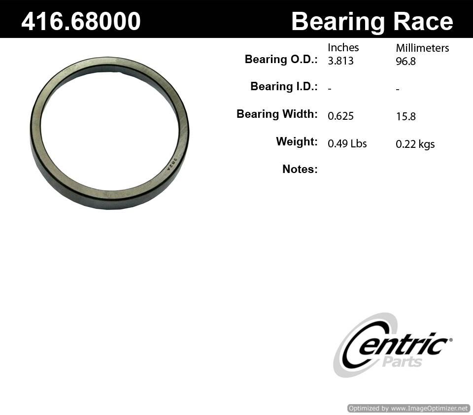 Centric 416.68000E Standard Bearing Race 805890603344