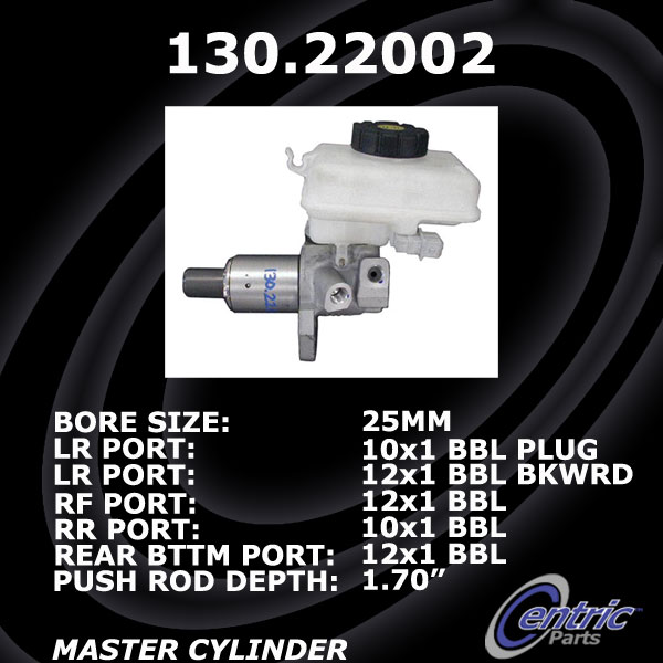 130.22002 Premium Brake Master Cyl 805890173274