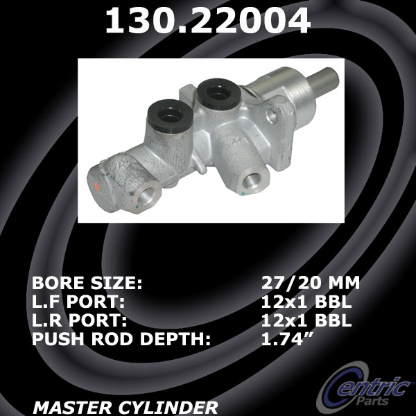 130.22004 Premium Brake Master Cyl 805890426363