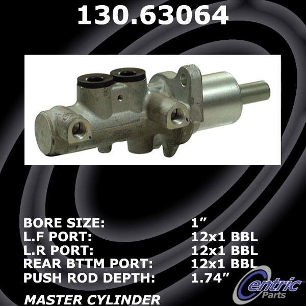 130.63064 Premium Brake Master Cyl 805890211754