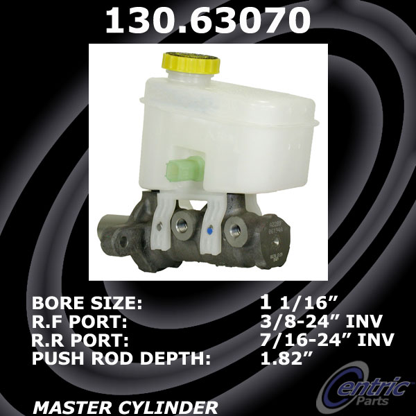 130.63070 Premium Brake Master Cyl 805890388395