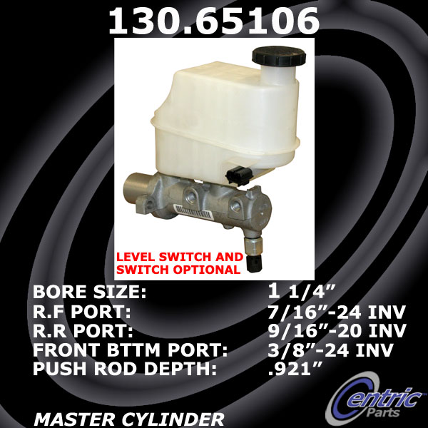 130.65106 Premium Brake Master Cyl 805890339212