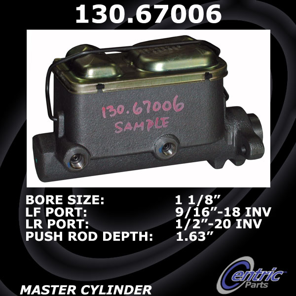 130.67006 Premium Brake Master Cyl 805890010050
