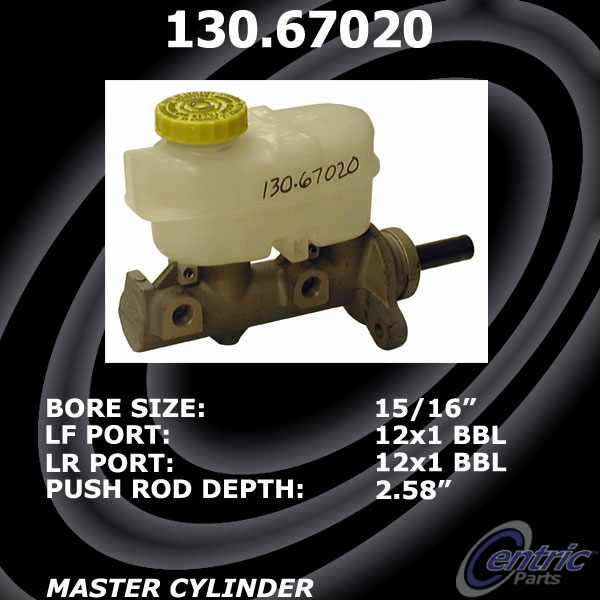 130.67020 Premium Brake Master Cyl 805890010197