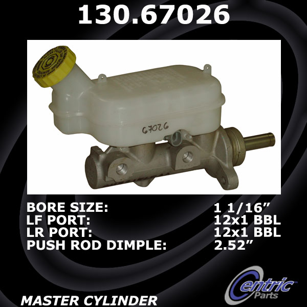 130.67026 Premium Brake Master Cyl 805890168188