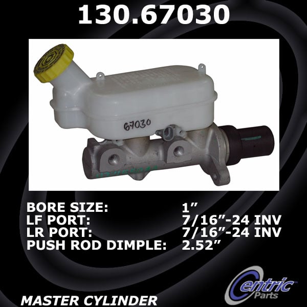 130.67030 Premium Brake Master Cyl 805890137016