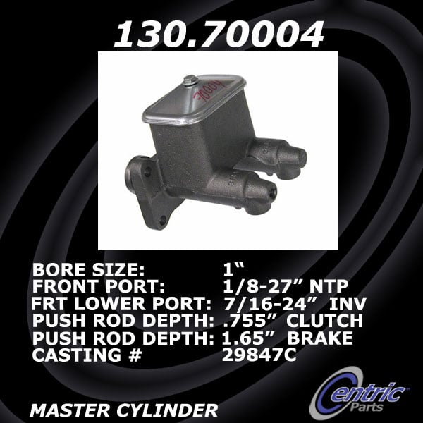 130.70004 Premium Brake Master Cyl 805890010319